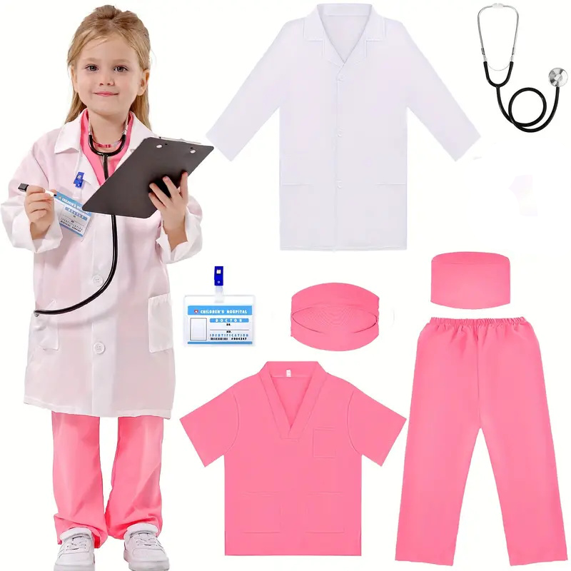 7PCS Kids Doctor Nurse Cosplay – Medical Lab Units recenzja i cena