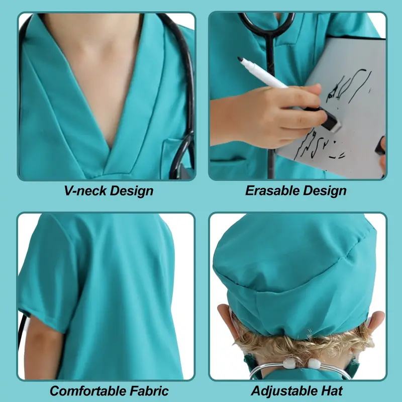 7PCS Kids Doctor Nurse Cosplay – Medical Lab Units recenzja i cena